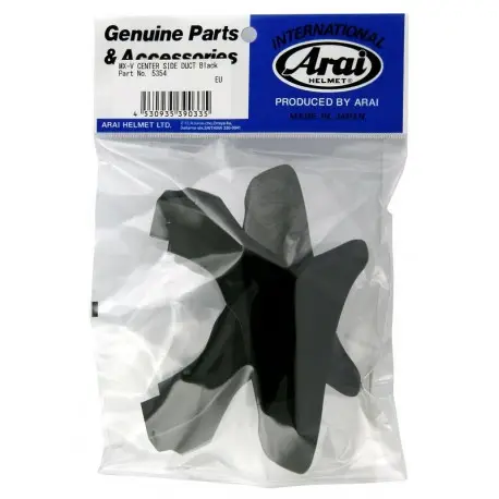 Vente Directe Ventilations arrières latérales supérieures ARAI Center Side Duct black pour casque MX V