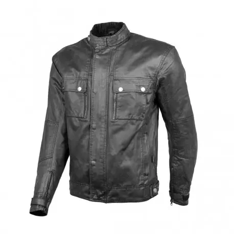 Veste moto cuir GMS AUSTIN EVO Paiement Sécurisé