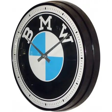 Horloge murale moto rétro compteur logo BMW Bon Plan