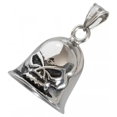 Cloche BIKER BELL SKULL Offre Du Jour