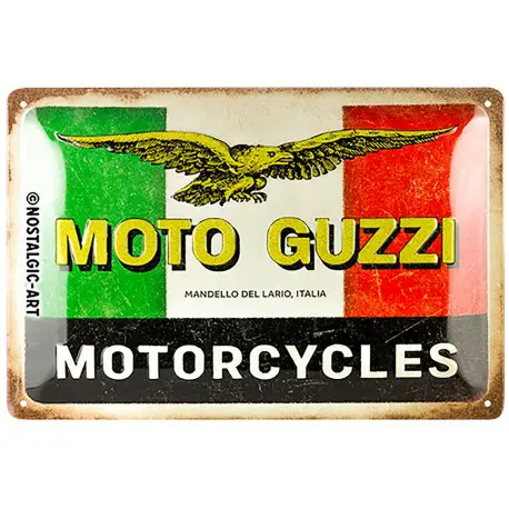 Nouvel Arrivage plaque metal moto MOTO GUZZI MOTORCYCLES