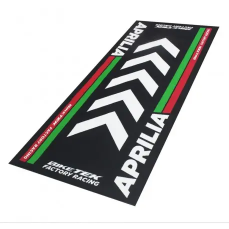 Top Vente Tapis geant Environnemental moto APRILIA FACTORY RACING