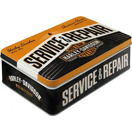 Haute Qualité boîte de conservation plate HARLEY DAVIDSON SERVICE