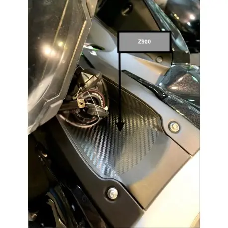 Kit déco look carbone protection porte-clefs KAWASAKI Z900 2017-2021 Affaire À Saisir