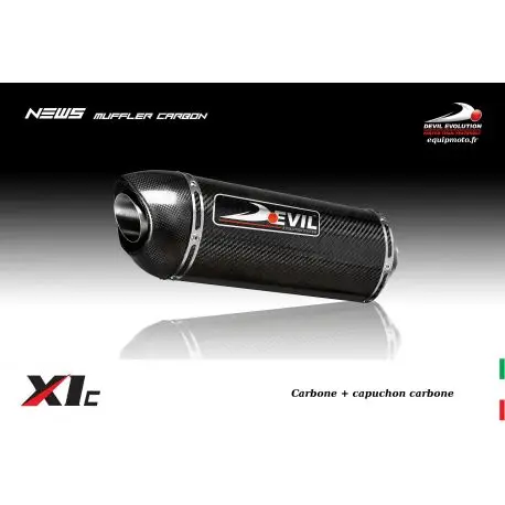Prix Choc Echappement DEVIL evolution pour HONDA CBR600F 2011-2013