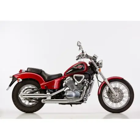 Echappement custom FALCON CROMO LINE HONDA VT600C SHADOW PC21 Meilleur Choix