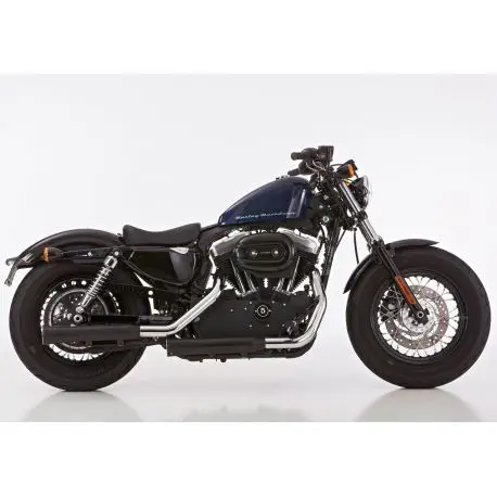 Echappement Falcon Double GROOVE Harley Davidson Sportster XL 883 L / N 2017 XL 1200 C / CA / CB / X / T 2017 XL 1200 Roadster 2 Offre Du Jour