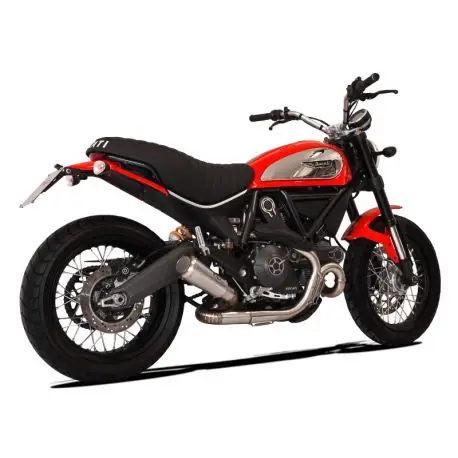 Echappement HP CORSE GP07 DUCATI 800 SCRAMBLER 2015-2017 avec serpentin et grille MOTO GP Prix Promo