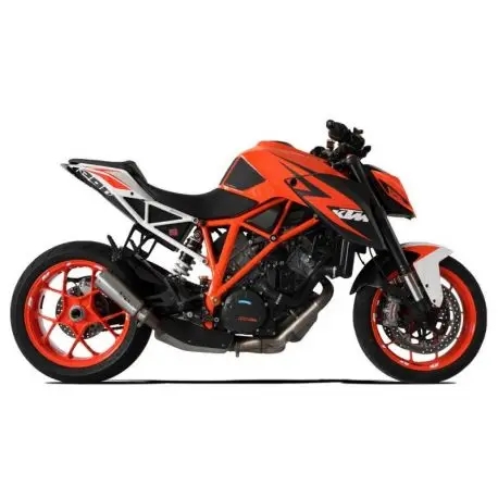 Echappement HP CORSE GP07 KTM 1290 SUPERDUKE 2014-2017 avec grille look moto GP Meilleur Prix