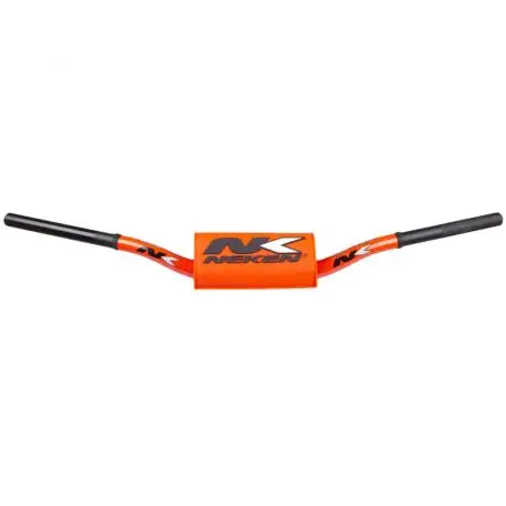 Prix Cassé Guidon Cross NEKEN aluminium T6 orange fluo ORIGINALE YZF a longueur 820 mm f1 hauteur 118 mm h renvoi 74 mm