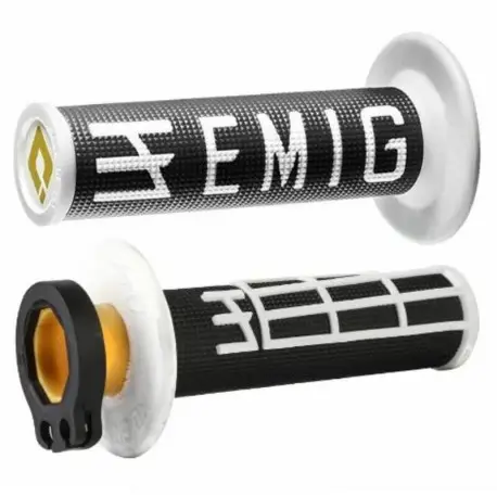 Haute Qualité Revêtements de poignées ODI Emig V2 Lock-On Semi-gauffrée