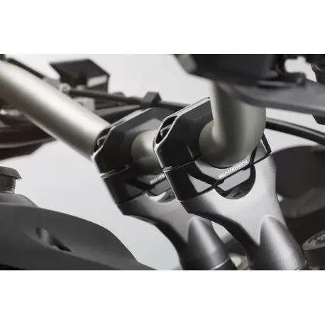 Kit réhausse pour guidon moto SW MOTECH22mm H 25mm Prix Promo
