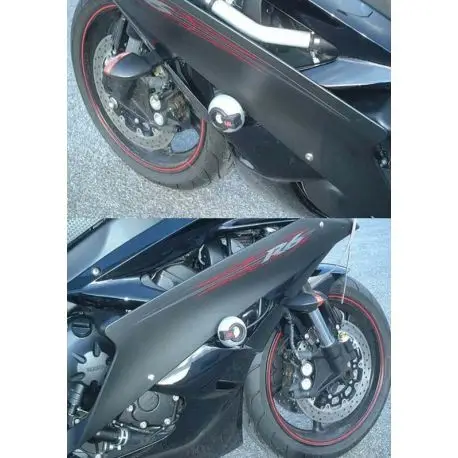 Offre Du Jour Fixations tampons de protection moto LSL YAMAHA YZF R6 2008-2021 avec platine de fixation