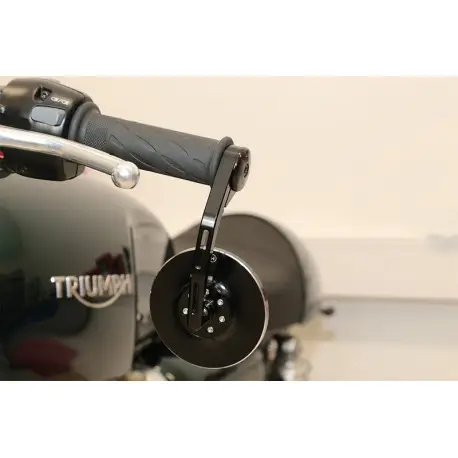 Expédié Aujourd’hui Rétroviseur embout de guidon HIGHSIDER Conero 2 Black Edition long