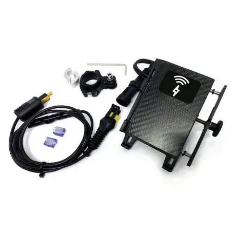support de téléphone moto a recharge à induction sans fil QI 71-90 mm Retour Gratuit