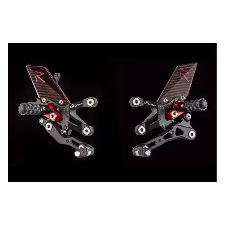 Haute Qualité Commandes reculées racing réglables / repliables LIGHTECH sélection standard BMW S1000RR 2009-2014 S1000R 2014-2016