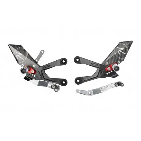 Prix Choc Commandes reculées racing réglables / repliables LIGHTECH sélection standard et inversée YAMAHA YZF-R1 2015-2024