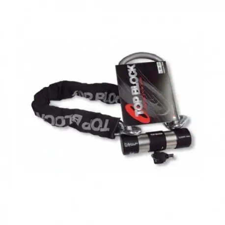 Achetez Aujourd’hui Antivol moto TOP BLOCK NEXUS 104/120L homologué classe SRA avec chaine