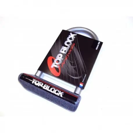 Antivol moto TOP BLOCK SILVER 16/210 entraxe 104 homologué classe SRA Promotion