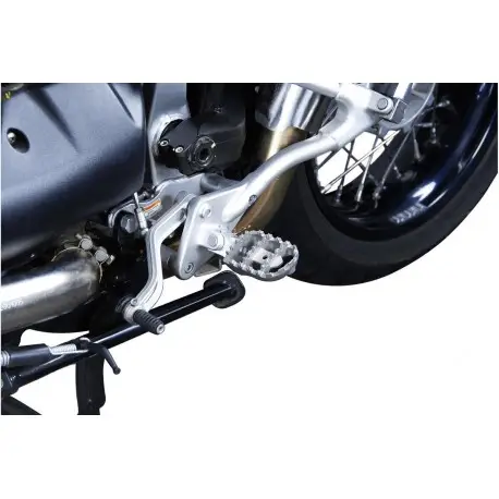 Pas Cher Repose pied réglable SW MOTECH ION BMW G310R HONDA VARADERO KTM DUKE MOTO GUZZI V85TT STELVIO SUZUKI V-STROM