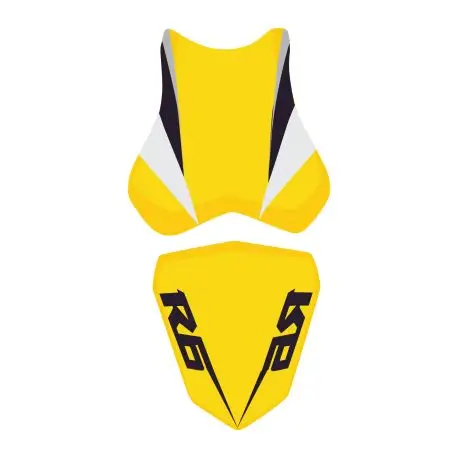 Expédié Aujourd’hui housse de selle bagster YAMAHA YZF-R6 2007 SURF/NOIR/LETTRES NOIRES