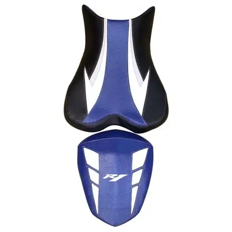 Offre Exclusive housse de selle bagster YAMAHA YZF-R1 2009 BALTIQUE/BLANC/NOIR/LETTRES BLANCHES