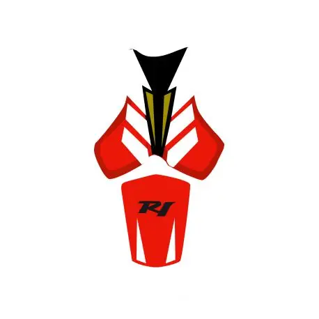 housse de selle bagster YAMAHA YZF-R1 2008 BLANC/ROUGE/NOIR/LETTRES NOIR Meilleur Prix
