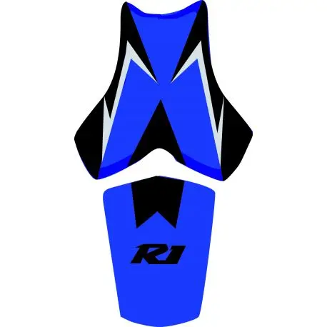 Paiement Sécurisé housse de selle bagster YAMAHA YZF-R1 2007 BALTIQUE/NOIR/GRIS CLAIR/LETTRES NOIRES
