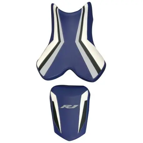 housse de selle bagster YAMAHA YZF-R1 2006 BALTIQUE/BLANC/NOIR/LETTRES GRISES CLAIRES Meilleur Prix