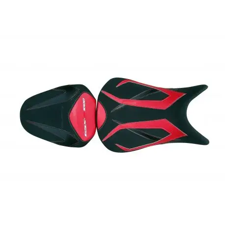 Top Vente housse de selle bagster SUZUKI GSX-S1000 2015 ORANGE/NOIR GRAINE/RACING/BROD ARGENT/ROUGE