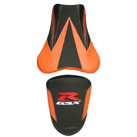 Vente Flash housse de selle bagster SUZUKI GSXR1000 2007 ORNGE/NOIR/CARBONE/LETTRES ROUGES