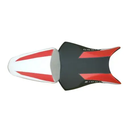 Vente Directe housse de selle bagster KAWASAKI Z1000 2010-2011 NOIR MAT/PERLE/VERMILLON NACRE