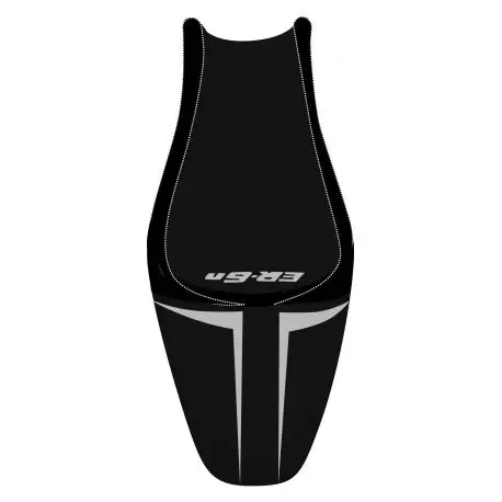 Réduction housse de selle bagster KAWASAKI ER6N NOIR/NOIR MAT/LETTRES GRISES CLAIRES