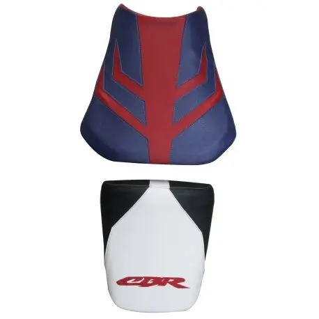 Prix Réduit housse de selle bagster HONDA CBR600RR 2005 ROUGE/BLEU DE CHINE/BLANC/NOIR/LETTRES ROUGES