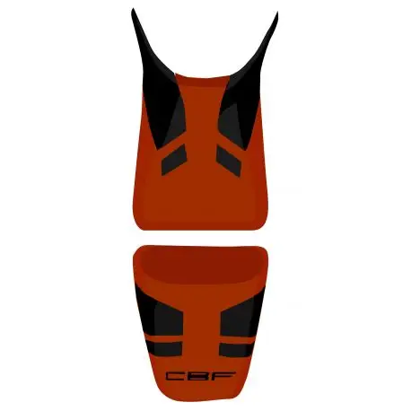Retour Gratuit housse de selle bagster HONDA CBF1000 2007-2009 ROUGE FONCE/NOIR/LETTRES NOIRES