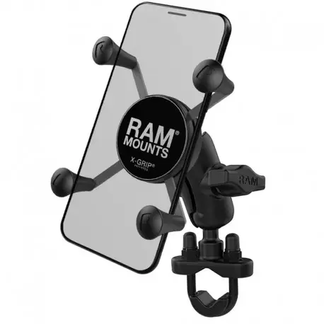 Prix Choc Pack complet RAM MOUNTS X-Grip® bras court fixation U-Bolt sur guidon