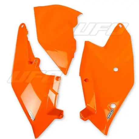 Bon Plan Plaques numéro latérales avec cache boîte à air UFO KTM SX SX-F 2016-2018 EXC EXC-F 2017-2019