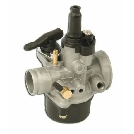 Promotion Carburateur DELL&rsquo;ORTO PHVA 17.5 starter à cable + prise de pompe à huile+prise de dépression