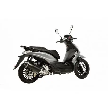 Echappement LEOVINCE NERO PIAGGIO BEVERLY 300 2010-2015 Meilleur Prix