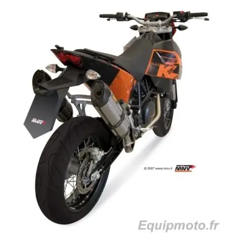 Offre Exclusive Echappement MIVV SUONO KTM 690 ENDURO/SMC 2008-2013 / LC4 640 ADVENTURE 1998-2007