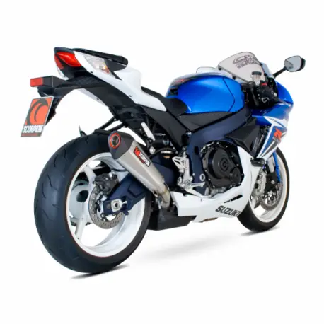 Echappement scorpion red power GSXR600 GSXR750 2011-2019 Commander Vite