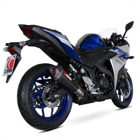 Echappement SCORPION RED POWER YAMAHA YZF-R3 2014-2021 Achetez Aujourd’hui