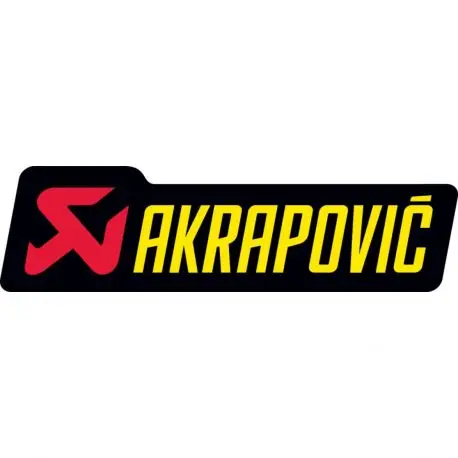 Autocollants echappement AKRAPOVIC 90x27mm Quantité Limitée