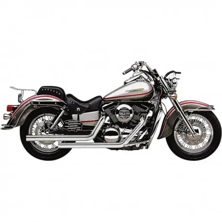 Meilleure Vente Ligne d'Echappement COBRA DRAGSTER STRAIGHT-CUT KAWASAKI VN 1500 VULCAN VN 1600 VULCAN MEAN STREAK
