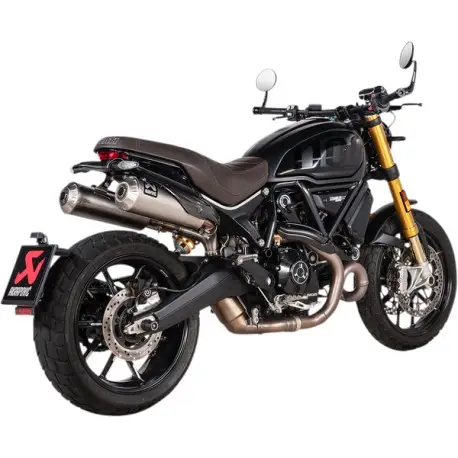 Echappement AKRAPOVIC DUCATI 1100 SCRAMBLER 2021-2024 Expédié Aujourd’hui