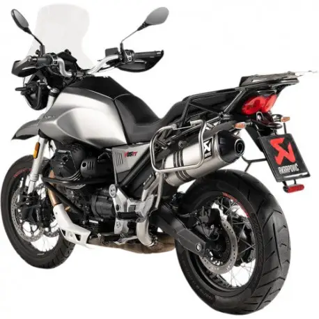 Echappement AKRAPOVIC Moto Guzzi V85TT 2018-2024 Jusqu’à Épuisement Des Stocks