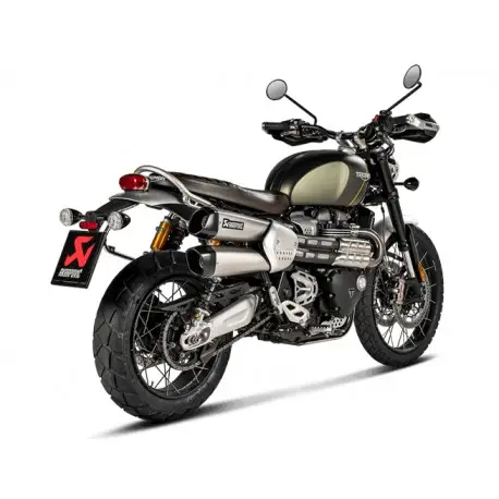 Échappement AKRAPOVIC TRIUMPH 1200 SCRAMBLER 2019-2020 Produit De Marque