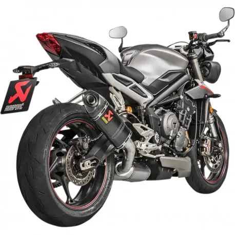Échappement AKRAPOVIC TRIUMPH 765 STREET TRIPLE 2017-2023 Acheter En Ligne