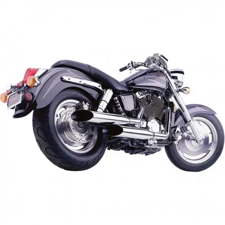 Ligne d'Echappement COBRA SLASH CUT HONDA VT 1100 C2 SHADOW SABRE 2001-2007 Vente Directe