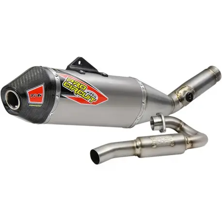 Ligne d'Echappement PRO CIRCUIT TI-6 KAWASAKI KX 450 KX450F 2019-2023 Haute Qualité